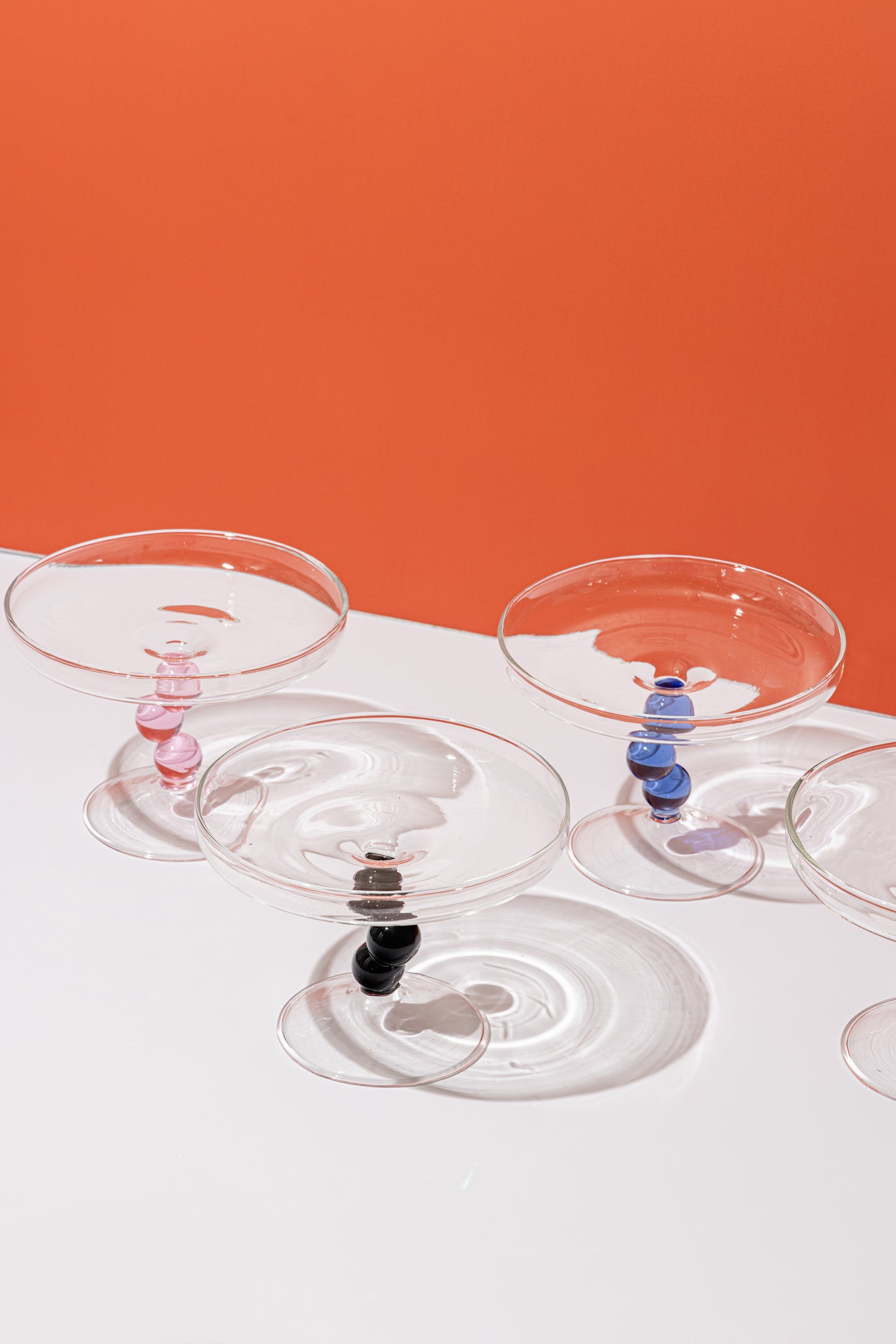 Elevated Glass Dessert Plate