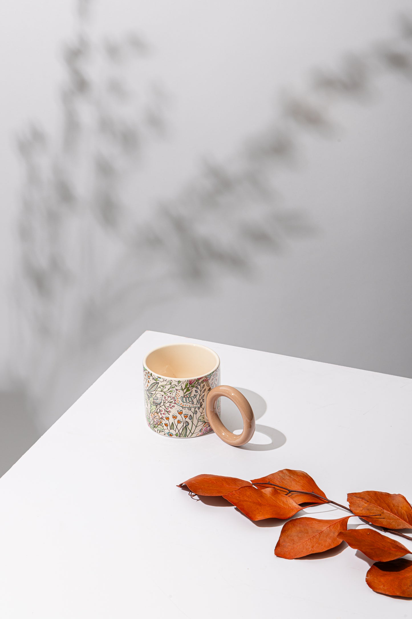 Floral Large Ear Mug