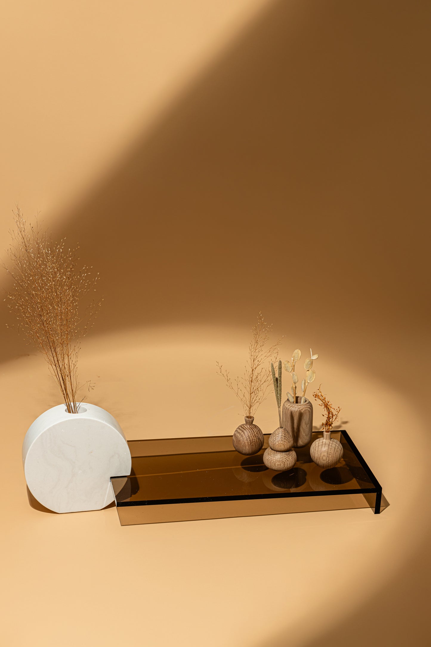 Marble & Glass Display Tray