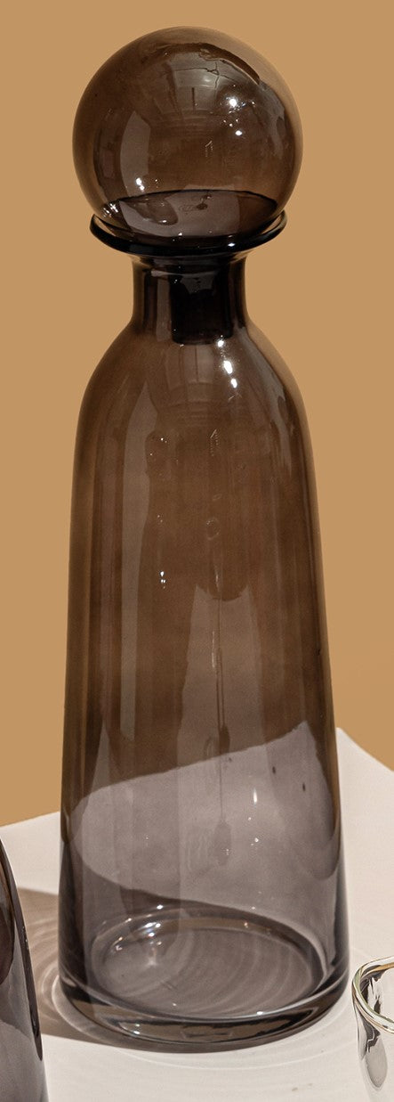 Black Glass Bottle