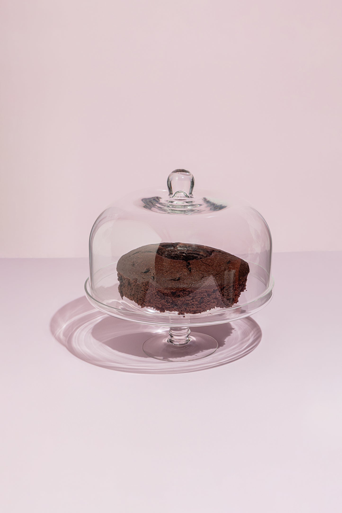 Elevated Glass Cake Stand