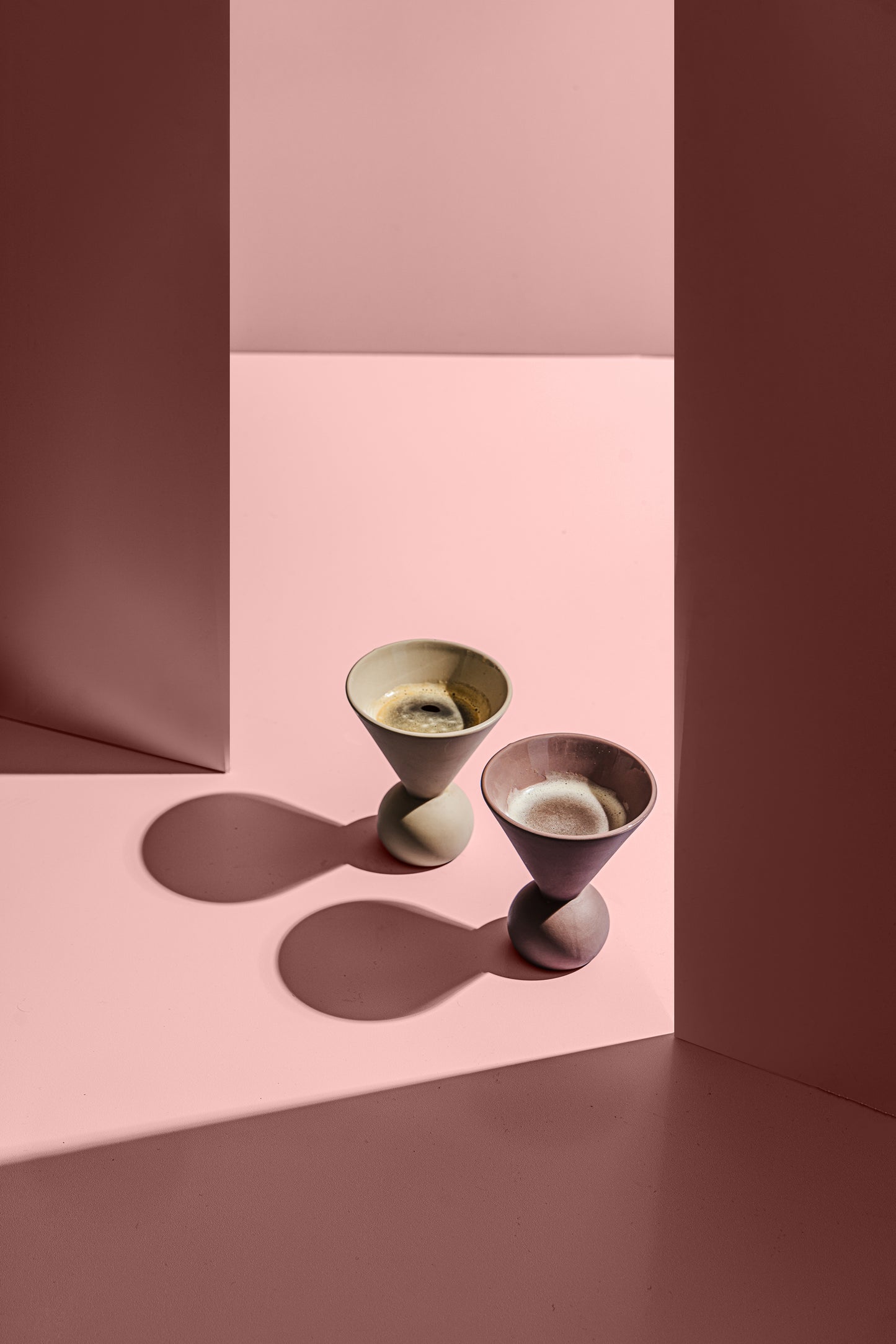 Cone Shaped Cup with attached Sphere Base