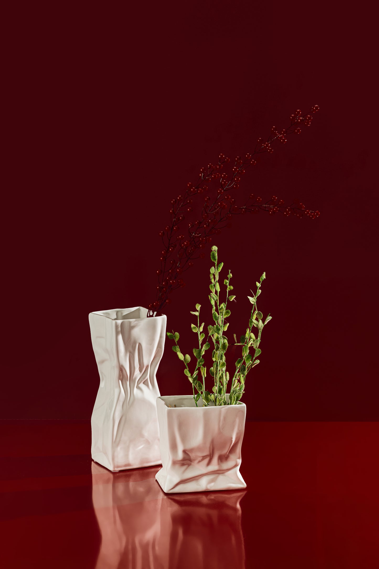 Paper bag shape Vase